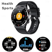 tanie Smartwatche-696 QW33 Smart Watch tracker fitness ECG PPG przypomnienie Bluetooth Android iOS IP67 46 mm 1,28