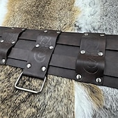cheap Accessories and More-Retro Vintage Medieval Renaissance Masquerade Waist Belt Viking Celtic Knight Fancy Dress Men&#039;s Viking Carnival Masquerade Renaissance Fair LARP Ren Faire Adults&#039; Waist Belt