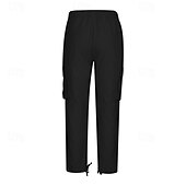 cheap Cargo Pants-Men&#039;s Cargo Pants Trousers Elastic Waist Multi Pocket Plain Wearable Daily Camping &amp; Hiking Classic Black Army Green