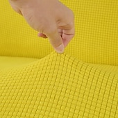 economico Copertura del divano futon-Copridivano letto senza braccioli in tessuto jacquard 3 diverse dimensioni fodere per decorazioni per divano in velluto di mais protezione elasticizzata copripanca elastico