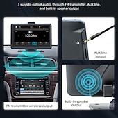 abordables Lecteurs multimédias pour voitures-Lecteur de voiture écran 7 pouces sans fil autoradio miroir lien lecteur mp5 avec navigation gps carplay autosupport 12 led caméra de recul installation facile