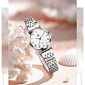 cheap Quartz Watches-New Olevs Olevs Brand Fashion Women&#039;S Quartz Watch Simple Fashion Trend Travel Sports Leisure Waterproof Steel Belt Women&#039;S Wristwatch