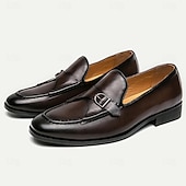 abordables Semi-formel-chaussures à sangle de moine marron pour hommes - chaussures habillées élégantes à boucle en cuir pour tenue formelle et décontractée