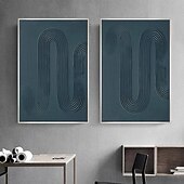 abordables Peintures Abstraites-art turquoise art peinture à l&#039;huile fait main plâtre bleu vert peinture texturée art de gypse bleu vert peinture minimaliste bleu vert art mural bleu vert