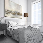 cheap Abstract Paintings-Large Abstract Oil Painting On Canvas hand painted  Modern Art gold Painting Gray And Gold oil painting Wall Art Creative Painting Unique Painting Hand Painted Artwork painting