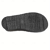cheap Casual Sandals-Women&#039;s Black Gladiator Sandals – Chunky Platform Summer Shoes with Adjustable Straps, Stylish &amp; Comfortable for Casual Outings &amp; Beach Wear