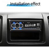 cheap Bluetooth Car Kit/Hands-free-1din DAB 12V Car Radio Autoradio Bluetooth/FM/USB/SD/AUX-in Stereo AI Voice Colorful Lights In-dash Car MP3 Player D3300