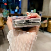 Недорогие Чехлы для Samsung-телефон Кейс для Назначение SSamsung Galaxy Z-сгиб 6 Z Fold 5 Z Fold 4 Z Fold 3 Кейс на заднюю панель Ультратонкий Защита от удара Бабочка ТПУ