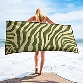 abordables ensembles de serviettes de plage-serviette de plage série palmiers couvertures confortables 100 % microfibre serviette de plage surdimensionnée, 35 &quot;x 70&quot;, grande serviette de bain pour adolescents adultes, séchage rapide,