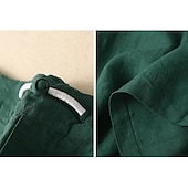 olcso Alapvető műbőr alsók-Női Műpamut ágynemű Rövidnadrágok Nyári rövidnadrág Alkalmi Napi Rövid Sima Zsinór Oldalzsebek Lélegzési képesség Kényelmes Nem elasztikus Hétvége Fehér Rózsaszín Lóhere Khakizöld Nyár Normál