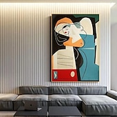 voordelige Olieverfschilderijen-modern olieverfschilderij op canvas handgeschilderd abstract firgure olieverfschilderij handgeschilderd groot abstract olieverfschilderij kunst aan de muur beroemd schilderij voor huisdecoratie foto
