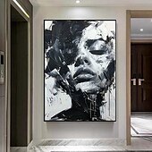 preiswerte Ölgemälde-abstrakte Dame Malerei handgemalte Frau Gesicht Ölgemälde Kunstwerk Frau Leinwand Dekor handgemalte Wandkunst Frau Meer Sturm Leinwand Ölgemälde Kunst gesichtslose Porträt Malerei nackt Ölgemälde