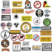 cheap Event &amp; Party Supplies-150 Pcs Hard Hat Stickers (Dairy) for Tool Box Helmet Funny Stickers for Adults Joke Meme Vinyl and Waterproof Stickers for Mechanics Electricians Union Oil Field Army