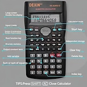 cheap Office Supplies-Function 82MS Calculator Multi-functional Scientific Computer for Student Examinations