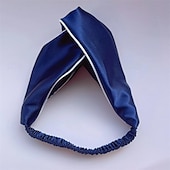 baratos Acessórios de penteados-faixa de cabeça de seda amoreira real para mulheres faixa de cabeça elástica e sedosa para cabelos grossos e cacheados antiderrapante, sem vincos faixa de cabeça de seda moderna para dormir, faixa de