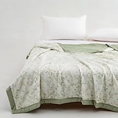 baratos Cobertores de cama-Colcha de verão, Floral / flor Fibra de Liocel Confortável cobertores