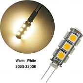 ieftine Lumini LED Bi-pin-becuri led g4 bi-pin 13-5050 smd 2w bec led g4 12v dc bază bi-pin becuri interioare super luminoase pentru rv barcă lumini cabinet lumini peisaj iluminat 10buc