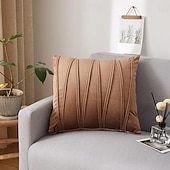 cheap Textured Throw Pillows-Decorative Toss Pillows Velvet Cover for Pillows Pillow Case Cover Home office Pillow Case Cover Modern Sample Room Cushion Cover Outdoor Cushion for Sofa Couch Bed Chair Pink Blue Sage Green Purple