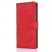 Χαμηλού Κόστους iPhone Θήκες-τηλέφωνο tok Για iPhone 16 iPhone 15 Pro Max Plus iPhone 14 13 12 11 Pro Max Plus Mini SE Πίσω Κάλυμμα με βάση στήριξης Μαγνητική με λουράκι καρπού Ρετρό TPU PU δέρμα