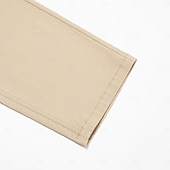 baratos Calças Elite Masculinas-Homens Social Zíper Bolsos Côr Sólida Respirável Comprimento total Formal Escritório O negócio Chique &amp; Moderno Formal Azul Marinha Cáqui Micro-Elástica