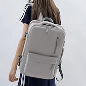 olcso Főiskolai hátizsákok-Uniszex nagy kapacitású laptop hátizsák több rekesszel – vízálló minimalista utazó- és iskolatáska főiskolára, munkába vagy napi ingázásra