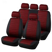 economico Coprisedili per auto-set completo coprisedile per auto compatibile con airbag universale interni auto fodera protettiva per sedile in tessuto resistente all&#039;usura in fibra di poliestere