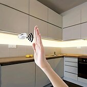 economico Strisce luminose COB-usb wireless pir motion sensor luci di striscia del led 5m 300 led 5v ad alta luminosità cob led nastro armadio da cucina smart night sensor lamp