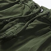billige Klassisk-Herre Taktiske shorts Cargoshorts Shorts Knapper Elastisk midje Multi lomme عادي Anvendelig Knelengde utendørs Daglig Camping &amp; Vandring Mote Klassisk Svart Militærgrønn