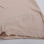 economico Casual da lavoro-Per uomo Camicia Camicia di lino Camicia casual Camicia di cotone Camicia cinese Semplice Vacanza Streetwear Nero Azzurro cielo Verde Albicocca Manica Corta Collo alla coreana Estate Abbigliamento