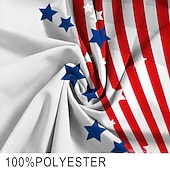  Herr Flagga 4 juli USA:s 250-årsjubileum Amerikanska flaggan Badshorts Boardshorts Boxershorts Medium Midja Mode Designer Strand Helgdag Simbassäng Snörning Ficka Elastisk midja Designer Kläder