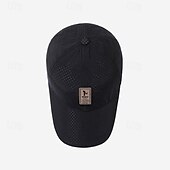 preiswerte Baseballkappe für Herren-Herren Cap Basecap Sonnenhut Kappe Schwarz Weiß Polyester Modisch Brautkleider schlicht Strasse Täglich Buchstabe Einstellbar Sonnenschutz Atmungsaktiv