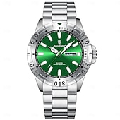 abordables Montres à quartz-Poedagar hommes montre à quartz minimaliste en plein air mode décontracté lumineux calendrier date semaine étanche montre en acier
