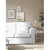 baratos Cobertura de Sofa-Capa de Sofá 3 Lugares Capa de Sofá Ektorp com 3 Capas de Almofadas e 3 Capas de Encosto Slipcover Washable Cor Bordô Ektorp Protetor de Móveis