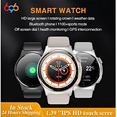 Χαμηλού Κόστους Smartwatch-696 QW49 Εξυπνο ρολόι 1.39 inch Έξυπνο ρολόι Bluetooth ΗΚΓ + PPG Βηματόμετρο Υπενθύμιση Κλήσης Συμβατό με Android iOS Γυναικεία Άντρες Κλήσεις Hands-Free Υπενθύμιση Μηνύματος IP 67 Θήκη ρολογιού 47mm