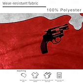 olcso Vintage pólók-Férfi Grafika Póló Rövid ujjú póló 3D nyomtatás Ing Alkalmi Western Cowboy Napi Piros Tavaszi nyár Ruházat S M L XL XXL 3XL