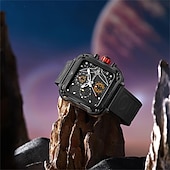 economico Orologi meccanici-orologio al quarzo da uomo onola orologio da polso casual moda creativa calendario luminoso orologio con gel di silicone decorazione impermeabile