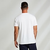 ieftine Tricouri și maieuri pentru bărbați de elită-Bărbați Grafic Tricou Tee Top Manșon scurt Tricou Stil Nautic Cămașă Modă Exterior Casual Stradă Casual Zilnic Alb Bleumarin Primavara vara Îmbrăcăminte S M L XL XXL