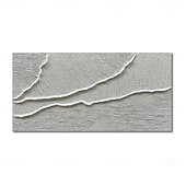 abordables Peintures Abstraites-peinture à l&#039;huile faite à la main toile mur art décoration moderne simple texture abstraite blanc pour la décoration intérieure roulé sans cadre peinture non étirée