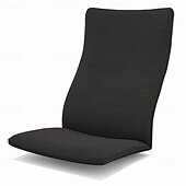 abordables Housse de canapé-Housse de coussin de chaise 100% coton couleur uniforme sans housse de coussin