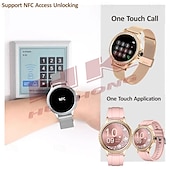 abordables Pulseras inteligentes-696 HK27 Reloj inteligente 1.3 pulgada Pulsera inteligente Bluetooth Podómetro Recordatorio de Llamadas Seguimiento del Sueño Compatible con Android iOS Mujer Llamadas con Manos Libres Recordatorio