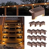 billiga Utomhuslampetter-1st 1 W Vägglampor för Utomhusbruk LED Solbelysning Pathway Lights &amp; Lanterns Soldriven Varmvit Vit Multifärg 3.7 V 1 LED-pärlor