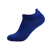 お買い得  メンズソックス-男性用 3ペア マルチパック ソックス ランニングソックス カジュアルソックス ブラック ホワイト カラー 平織り スポーツ 日常 バケーション ベーシック 普通の厚さ 春 秋 ファッション カジュアル