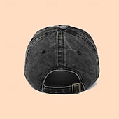 billiga Baseballkeps herr-Herr Basebollkeps Solhatt Trucker Hat Svart Vin Bomull Broderad Mode Ledigt Gata Dagligen Bokstav Justerbara Solskyddskräm Andningsfunktion