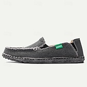 voordelige Hereninstappers &amp; loafers-casual instappers voor heren - bovenwerk van ademend canvas, lichtgewicht zool, ideaal voor dagelijks gebruik