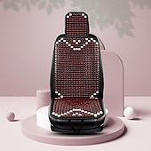 cheap Car Seat Covers-FYAUTOPER Summer car cushion wood beads breathable cool pad big truck cushion summer general anti-slip seat cushion heat dissipation