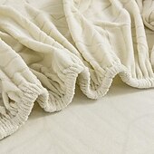 baratos Capa para assento de Sofá &amp; Apoios de Braços-Capa de almofada de sofá com saia para sala de estar com design vintage, protetor de móveis resistente à água, elastano, elástico removível, capa de sofá de canto em forma de L