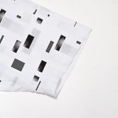 ieftine Cămăși de elită pentru bărbați-Bărbați Geometric Cămașă de in Cămașă casual Camașă cu nasturi Manșon scurt Zilnic Sport &amp; Outdoor În aer liber Sporturi &amp; Exterior Birou / Carieră Răsfrânt Nasturi Buzunar Alb