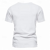 levne Ležérní tričko Henley-Pánské Tričko s knoflíkem Tričko Tričko Henley Trička Krátký rukáv Henley Jaro léto Bez vzoru Pit Strip Módní Designové Základní Dovolená ulice Jdeme ven Černá Bílá Námořnická modř Top tričko pro muže