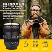 abordables Mugs et tasses-tasse à café d&#039;objectif d&#039;appareil photo -13,5 oz cadeaux pour lui, cadeaux de papa, photographie, accessoires d&#039;appareil photo, cadeaux de nouveauté, cadeaux pour lui
