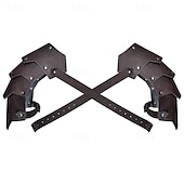 abordables Armadura-Retro Antiguo Medieval Renacimiento Armas y Armaduras Camisa de señora Armadura de Hombro Vikingo forastero Hombre Vikingo Carnaval Mascarada Rendimiento Fiesta / Noche Escenario Adulto Armadura de
